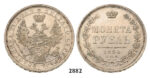 05.05.2013, Auction 2/2882. Russia, Nicholas I, 1826-1855, Rouble (Rubel) 1854-СПБ/НI, St. Petersburg, Silver
