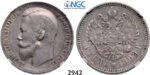 05.05.2013, Auction 2/2942. Russia, Nicholas II, 1894-1918, Rouble (Rubel) 1899 (ЭБ) St. Petersburg, Silver, NGC XF45