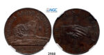 05.05.2013, Auction 2/2988. Sierra Leone, British Colony-Sierra Leone Company, Cent 1791, Bronze, NGC PF63BN