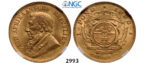 05.05.2013, Auction 2/ 2993. South Africa, Zuid-Afrikaansche Republiek (ZAR), Pond 1898, GOLD, NGC MS62