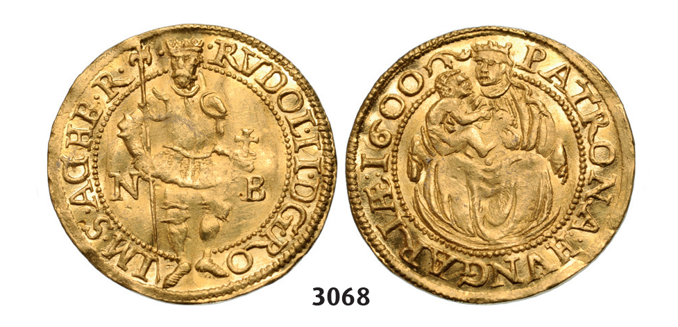05.05.2013, Auction 2/ 3068. Transylvania, Habsburg occupation under Rudolph II, 1598-1604, Ducat 1600-NB, Nagybanya, GOLD