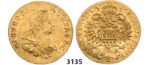 05.05.2013, Auction 2/3135. Transylvania, Maria Theresia, 1740-1780, ½ Ducat 1776-H/G, Karlsburg, GOLD