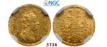 05.05.2013, Auction 2/3136. Transylvania, Maria Theresia, 1740-1780, ¼ Ducat 1749, Karlsburg, GOLD, NGC MS63