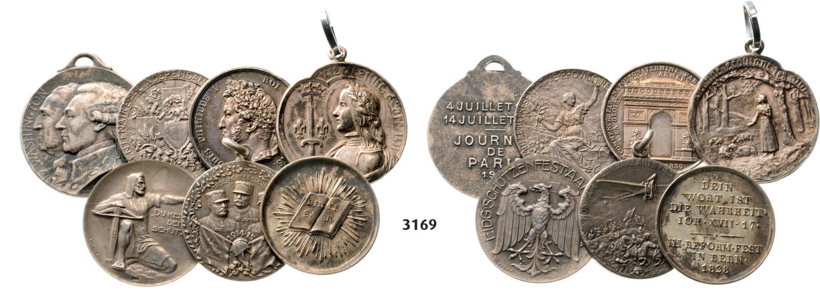 05.05.2013, Auction 2/3169. Various Lots, Silver medal lot, 7 Medals!