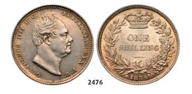 2476. Great Britain, William IV, 1830-1837, Shilling 1834, London, Silver