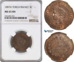 AL358, Russia, Soviet, 1 Rouble 1921 AT, Leningrad Mint, Silver, NGC MS61