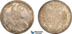 A10-16, Austria, Charles VI, Taler 1729, Hall Mint, Silver (28.92g), Dav-1054, Multicolour toning, AU-UNC
