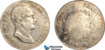 A10-201, France, First Republic, Napoleon I, Premier Consul, 5 Francs AN 12 Q, Perpignan  Mint, Silver, Gad-580, EF, Rare!