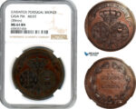 AH737, Portugal, ND Bronze Medal, Real Casa Pia, Lisabon, NGC MS64BN