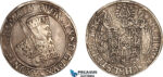 AK396, Germany, Saxony, Augustus, Taler 1556, Annaberg Mint, Silver (28.77g), Dav-9791, VF-XF