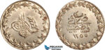 AK434, Turkey, Ottoman Empire, Abdülmecid, 20 Para AH1255/4, Kostantiniye Mint, Billon, UNC