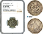 AK679, China, Kiangnan, 20 Cents ND (1902) L&M-249, VF Det Chopmarked