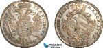 AK953, Germany, Nuremberg, 30 Kreuzer 1765 SR, Silver, Cleaned, XF