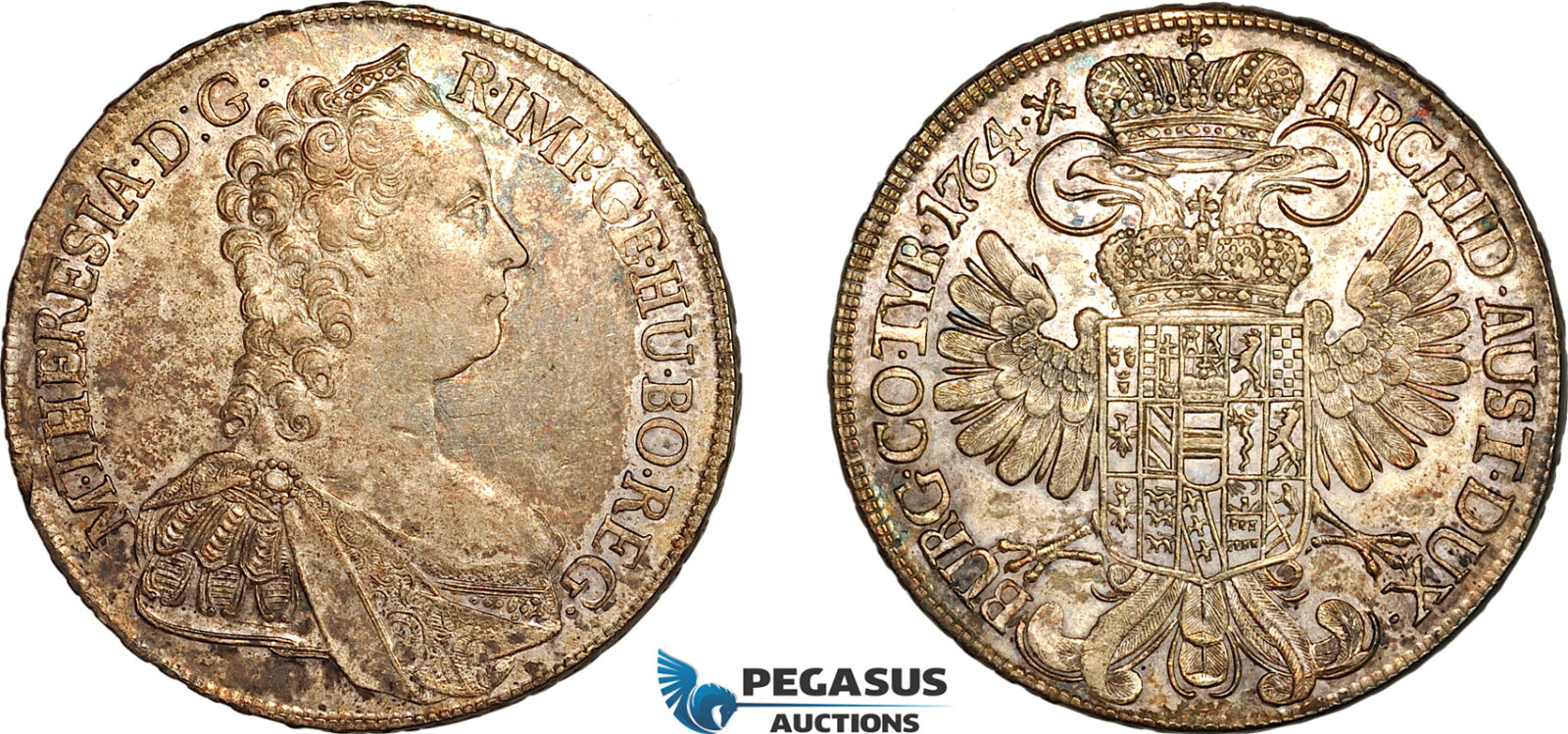AL275, Austria, Maria Theresia, Taler 1764, Vienna Mint, Silver, AU