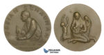 AA180, Finland & Sweden, Bronze Medal 1948 (Ø55.5mm, 85g) Ossian Schauman, Medicine, Nude Art