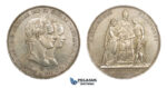 AA520, Austria, Franz Joseph, Double Gulden 1854, Vienna, Silver, Wedding, Cleaned AU