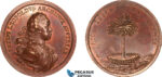 AA968, Austria, Bronze Medal ND (Ø46mm, 33.2g) by Wideman, Election of Archduke Leopold, Palm Tree