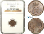 AB262, Denmark, Christian IX, 1 Øre 1883, Copenhagen, NGC MS64BN