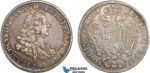 AB836, Italy, Tuscany, Francisc II, Francescone 1762, Florence, Silver (27.16g) Toned VF-XF