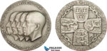 AC186, Sweden, Finland, Norway & Denmark, Silver Medal 1939 (Ø44.5mm, 43.7g) Stockholm