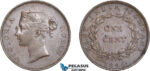 AC569, Straits Settlements, Victoria, 1 Cent 1845, AU