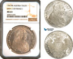 AC902, Austria, Franz I. Stephan, Taler 1761 PR, Prague, Silver, NGC MS63