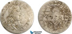 AE022, Germany, Prussia, Fr. Wilhelm, 1/3 Taler 1672 CV, Königsberg, Silver (8.58g) F-VF