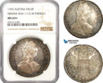 AE780, Austria, Maria Theresia, Taler 1765, Vienna, Silver, NGC MS63+
