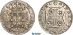 AG676, Portugal, Joannes VI, 400 Reis 1816, Lisbon, Silver, XF
