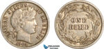 AG688, United States, Barber Dime (10C) 1902, Philadelphia, Silver, Toned AU