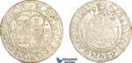 AH871, Hungary, Matthias II, Groschen 1615 NB, Nagybanya Mint, Silver