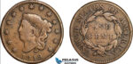 AH908, United States, Coronet Head Cent 1819, Philadelphia Mint, VF (Grafitti)