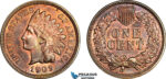 AH913, United States, Indian Head Cent 1909, Philadelphia Mint, aUNC