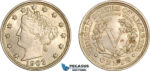 AH915, United States, Liberty Nickel 5 Cents 1903, Philadelphia Mint, UNC, few spots on Rev.