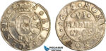 AI617, Germany, Einbeck City, 6 Mariengroschen 1674/3 HH, Silver (5.64g) Cleaned, flan crack, VF, Rare!