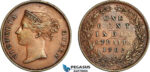 AI653, Straits Settlements, Victoria, 1 Cent 1862, Calcutta Mint, aEF