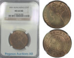 B53, Hong Kong, Victoria, 1 Cent 1901, NGC MS64RB