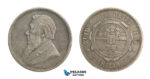 G36, South Africa (ZAR) 2 Shilling 1894, Silver, Nice & Uncleaned!