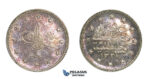 H27, Ottoman Empire, Turkey, Mehmed V, 2 Kurush AH1327/1, Proof!