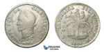 H39, Bolivia, 8 Soles 1860 PTS/FJ, Potosi, Silver