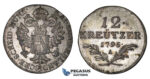 I93, Austria, Francisc II, 12 Kreuzer 1795-A, Vienna, Silver, High Grade!