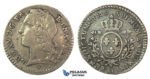 J44, France, Louis XV, 1/10 Ecu 1769-AA, Metz, Silver (2.92g) Nice toning!