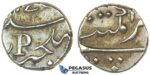 J45, French East India Company, Mahe, Fanon (Date not vissible) Silver (2.30g)