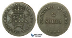 J51, Italy, Florence, Carlo Ludovico and Maria Luisa, 2 Soldi 1804, Nice & Rare!