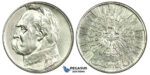 K02, Poland, 5 Zlotych 1936, High Grade (Cleaned)