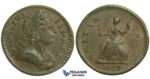 K45, Great Britain, George III, Farthing 1773, EF