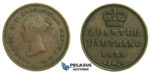 K80, Great Britain, Victoria, Quarter (1/4) Farthing 1839, GVF