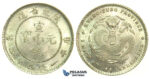 K98, China, Kwangtung, 20 Cents ND (1909-11) Silver, Brilliant UNC