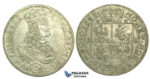 L13, Poland, Johann Kazimir, Ort 1668-TLB, Silver (6.07g) High Grade with Excellent details!