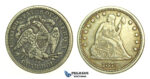 L25, United States, Liberty Seated Quarter (25 Cents) 1875-CC, Carson City, Nice & Rare!